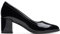 Clarks Freva55 Court Patent Shoes in Black Patent Size 5