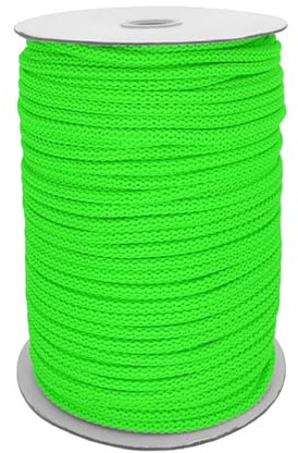 Polyester-Schnur 100m Kordel Seil Bekleidungskordel Makrameeschnur weiche Häkelbindung Ø ca. 6mm