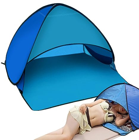 FASSME Strandzelt für Hunde | Head PopUp Canopy Shade Protection Zelt,Tragbarer, sonnenfester -Sonnenschutz mit Handy-Ständer für, Picknick, Wandern, Camping