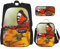 OUSIKA Spring Butterfly 3 Pcs Print Backpack Sets Casual Daypack with Lunch Box Pencil Case for Women Men