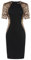GRACE KARIN Herbst Kleider Damen Glitzerndes Paillettenkleid Cocktail Sexy Kleider Schwarz Gold XL
