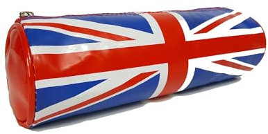 GFM® British Flag Union Jack Design PVC Pencil/Pens or Travel Case (UJ Case, 1, Piece)