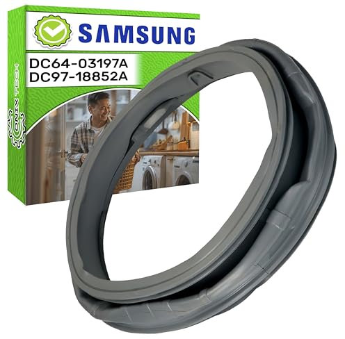 Washing Machine Door Seal with the Original Code DC64-03197A DC97-18852A for Samsung - Warranty 5 Years - ONIX TECH