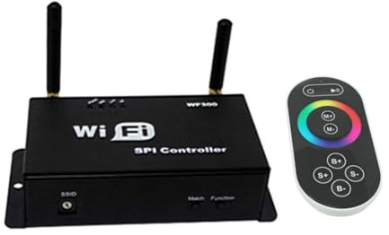 Corghd WiFi SPI Led Controller Wireless Rf Module Dimmer System RGB Tape Strip Module Lights Dimmer Driver 5v 12v 24v 4a