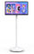 FXNFXLA Televisor Inteligente portátil de 24 Pulgadas con Ruedas y cámara incorporada, televisor inalámbrico Enrollable, Monitor de Pantalla táctil de 1080p, Sistema operativo Android 12