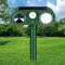 Katzenschreck Ultraschall Abwehr, Solar Tiervertreiber IP54 Wasserdicht Katzenabwehr mit Bewegungssensor und Blinklicht, 3 Modi Marderschreck Hundeschreck Tierschreck für Katzen, Hunde, Wildtiere