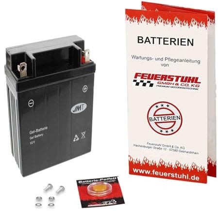 Gel Batterie für Simson S 51, 1980-1989, wartungsfrei, einbaufertig (inkl. 7,50€ Pfand)