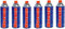 FYSHOP | Pack Camp Bistro 3 Combo Hornillo y Plancha + 6 botes de gas | Hornillo Camping de 1 Quemador | Cocina portátil compacta para Exteriores