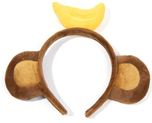 Affe Hair Hoop Pelz Banana Hairband Thema Party Performances Kopfschmuck Waschen Gesicht Stirnbänder Cartoon Haarbänder Cartoon Kopfschmuck Kopfbuch Kopfstück