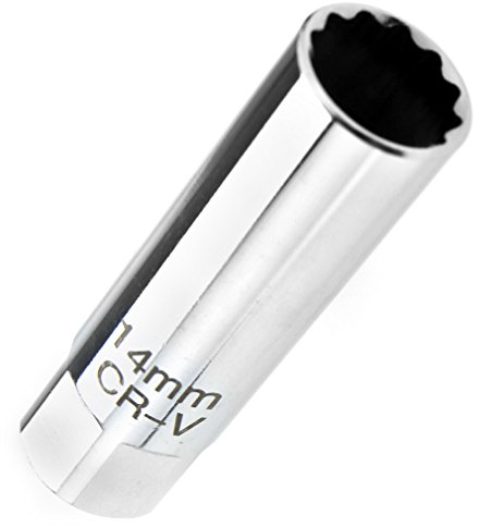SING F LTD 14mm Spark Plug Socket Compatible with BMW Mini Thin Wall 12Points Removal Tool 3/8
