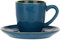 Rose & Tulipani - Tazza da Espresso con Piattino - Linea Concerto Blu AVO, Stoneware - Tazze Colazione - Stoneware - 90 CC