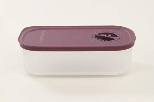 TUPPERWARE Galletero Click de 350 ml púrpura blanco con dial rotatorio