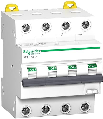 Schneider Electric FI/LS-Schalter 20A, 4-polig Typ AC, Empfindlichkeit 30mA