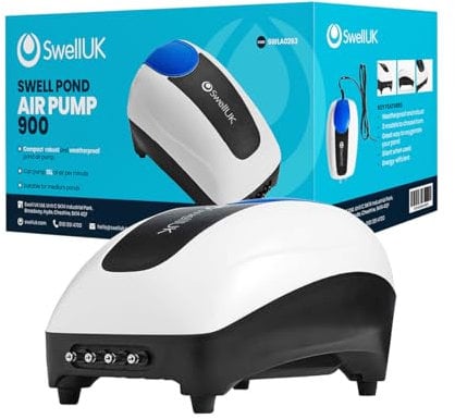Swell Pond Air Pump 900 | Robust Air Pump | Garden Pond Air Pump | Fish Pond Essential | 3 Year Guarantee