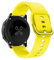 DEALELE Compatibile con Samsung Galaxy Watch 6/6 Classic / 5/5 Pro / 4/4 Classic / 3 41mm / Active 2, Cinturino di Ricambio in 20mm Silicone per Huawei GT3 42mm / GT2 42mm, Giallo