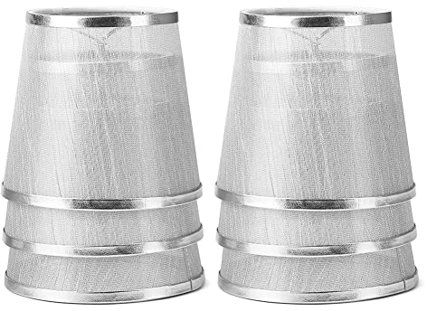 YISUN 6er Set Lampenschirm PVC, Lampenschirm für Tischlampe Kerze Kristall Kronleuchter Candle Light Wandleuchte Hängelampe, geeignet für Schlafzimmer Wohnzimmer Küche Atmosphäre(6, Silber)
