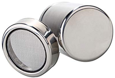 Puderzuckerstreuer, feinmaschige Baggermehldosen (Edelstahl)