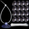 ANCIRS 30pcs 35mm Suction Cups with 50pcs Transparent Zip Ties, Rubber Anti-Collision Sucker Pad Without Hooks for Home & Kitchen Hanging Organization