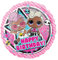 Amscan 4279975 - Standard Folienballon LOL Glam Birthday, circa 43 cm, Kinder-Geburtstag, Geschenk, Dekoration, Heliumballon, Luftballon