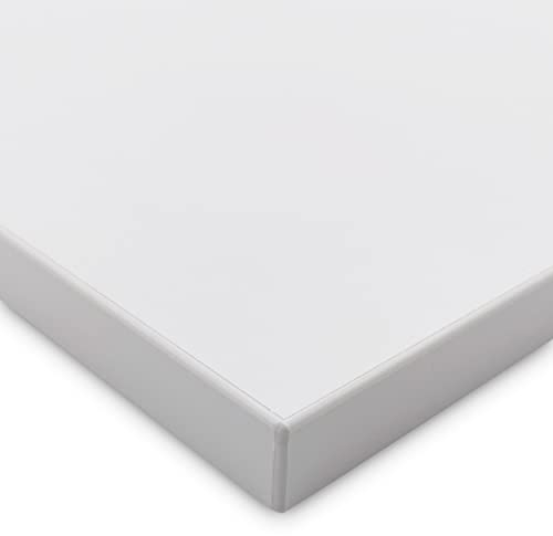 X57 Tischplatte 19mm Zuschnitt nach Maß 2mm ABS Kante Umleimer Dekorplatte Holzplatte Spanplatte (Lichtgrau)