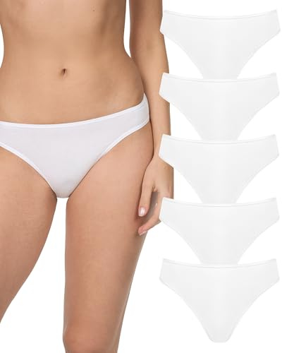 Nur Die 5er Pack Mini Slip mehrfarbig aus Baumwolle Stretch Unterwäsche Unterhosen Basic Mehrpack Damen