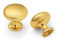 Probrico Gold Kitchen Cabinet Knobs and Handles - Round Knobs for Cupboard Doors, Chest of Drawers - 15 Pack