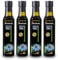Kräuterland Schwarzkümmelöl 4X250ml (1000ml), ungefiltert, Omega 3-6-9, naturrein ohne Zusatzstoffe, hoher Thymoquinine, vegan, mild, kaltgepresst, mühlenfrisch aus unsrer hessischen Ölmühle