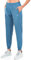 NORTHYARD Jogginghose Damen Leichte Schnelltrocknend Trainingshose Stretch Fitness Sporthose Lang Wasserdicht Wanderhose mit Reißverschlusstaschen Greyblue XXL