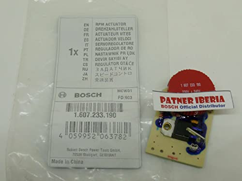 Ricambio BOSCH originale - 1607233190 - Attuatore di velocità rotazionale per levigatrici orbitali PSS