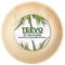 Teevo Palm Leaf Plates x 25 - Eco Friendly Disposable Party Plates, 10 Round, Suitable for Hot Food, Outdoor Use - Reusable, Compostable, Sustainable