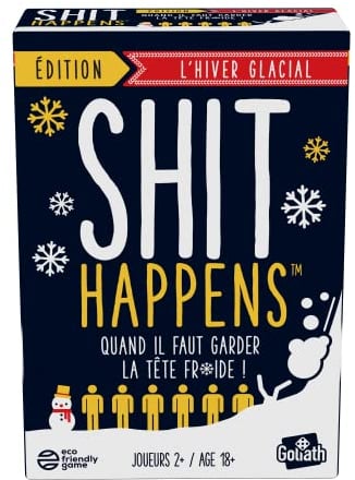 Shit Happens: L'WINTER Glacial – Gesellschaftsspiel für Erwachsene – Gesellschaftsspiel ab 18 Jahren – Kartenspiel zum Spielen zwischen Freunden – Kult-Abende für 2 Spieler und mehr – 30 Minuten