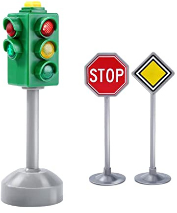 Verkehrsleuchte Crosswalk Sicherheitsschilder Party Geschenk Spielzeug Pretend Play