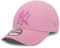 New Era Cappellino da Baseball New York Yankees NY Logo Regolabile Visiera Curva Bambino Ragazza Rosa