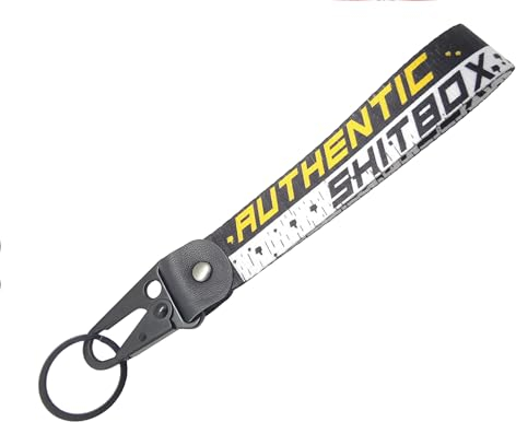Streetculture Authentic Shitbox Edition - Auto KFZ Schlüsselanhänger - Trendy Car Lanyard Keychain Schlüsselband - Schrottkarre Rostlaube KFZ Fahrzeug Tuning JDM