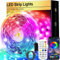FOLAI Led Strip 20m, Bluetooth Music Sync, Timer-Einstellung RGB LED Streifen, Farbwechsel Led Lichterkette mit Fernbedienung Leiste Band für Schrankdeko, Party, Zuhause, Schlafzimmer, Dimmbar (20M)