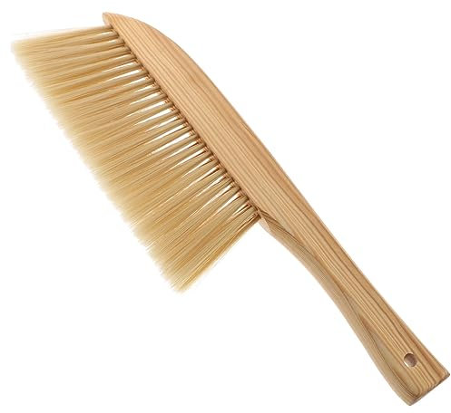 Healvian Bettbürste Reinigungsbürste Für Kleidung Und Haushalt Staubbürste Mit Holzgriff Und Kunststoff-bettbürste Kompakt Und Langlebig