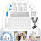 Kit de arco de globo,Arco para Globos, Piso Kit Arco de Globos, Reutilizable Fibra Soporte Globos, Ajuste Libre Balloon Arch Stand para Decoración Cumpleaños Boda, Mechas para Velas etc