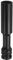 sourcing map Deep Thin Wall Impact Socket 17mm Metric 6 Point Socket 1/2 Square Drive 5 Extra Long Phosphated CR-V Steel Industrial Grade Spindle Axle Nut Socket, Black