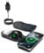 COCIVIVRE 3 in 1 Faltbare Mag-Safe Ladestation Kompatibel mit iPhone 16 Pro Max/Pro/Plus 15 14 13/Apple Watch 10 9 Ultra 8/AirPods,Wireless Charger für Apple Watch und iPhone mit Adapter(Dunkelblau)