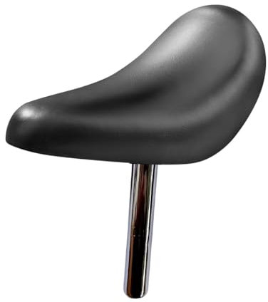 Harilla Fahrradsattel Kinder, Kindersattel Fahrrad mit Sattelstütze 22 mm Fahrradsattel Ersatzteile für 12 14 Zoll, Kinderfahrrad Sattel für Mädchen und Junge, Sattel Kinder weich bequem, Schwarz