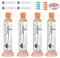 INNOVAYOU 4 * 10ml Flussmittel LöTen, Keine Reinigung Lötpaste mit Entlötlitze, Lötflussmittel Geeignet für Elektronikschweißen, Löten, Leiterplatten und Kupferdrähte
