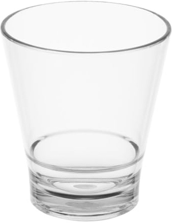 Olympia Polycarbonate Stacking Tumblers 350ml, Pack of 6, Clear, 350 ml | Space-saving nesting design prevents commercial glassware jams and resists chipping during busy bar service shifts.
