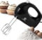 SUPERLEX 250W Hand Mixer with 5 Speeds & Turbo | Chrome-Plated Whisk & Dough Hooks | Quiet Motor (<60dB) | Lightweight 1kg & Safety Auto-Stop | Dishwasher-Safe 2-Year Warranty