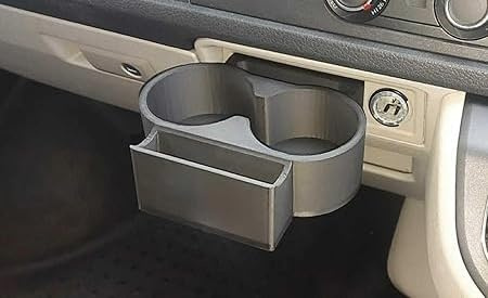 Dual Cup Holder 70MM Cup Size With Phone holder For Vw T6 Campervan