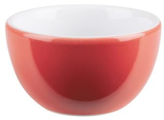 We Can Source It Ltd Pack of 6 Red Sugar Bowl Glossy Glazed Finish Perfect for Serving Sugar Cafes Hotels Catering Services Bringing a Bold Vibrant Touch to Modern Dining Presentation Events