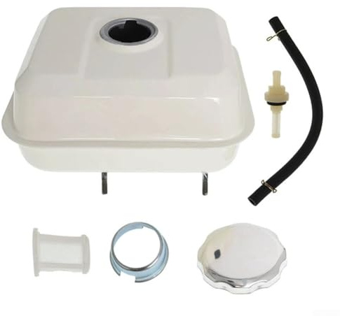 HanOaki 3.34L Metal Fuel Tank for Honda for GX160 for GX200 GX140 Engine, Complete Replacement Kit with Cap & Filter for 5.5HP 6.5HP Generator, Water Pump and Lawn Mower