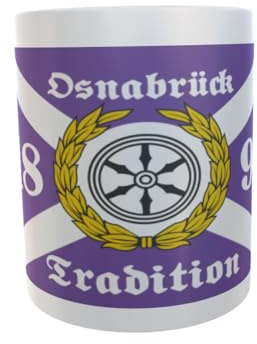 U24 Tasse Kaffeebecher Mug Cup Flagge Osnabrück Tradition 1899