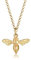 Elli Damen-Kette mit Anhänger Biene 925 Silber 45 cm - 0105640317_45