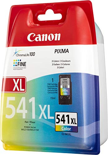 Canon CL-541XL Colour Printer Ink C/M/Y High Range 15 ml for Pixma Printer Original