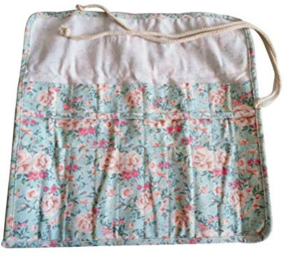 SUPVOX 20 Slots Pinseltasche Bleistift Organizer Wrap Roll Up Tasche für Malerei Make-up Pinsel